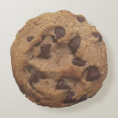 koekje-chocoladechip rond kussen (Achterkant)