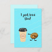 Koekje en koffie (Voorkant / Achterkant)