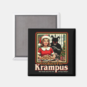 Koekje voor Krampus Prettig Krampus Kerstmis Horro Magneet