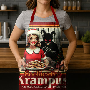 Koekje voor Krampus Prettig Krampus Kerstmis Horro Schort