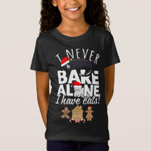 Koekjes bakken met Katten met Kerstmis en Gingerbr T-shirt