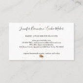 Koekjes Bakkerij Visitekaartje (Achterkant)