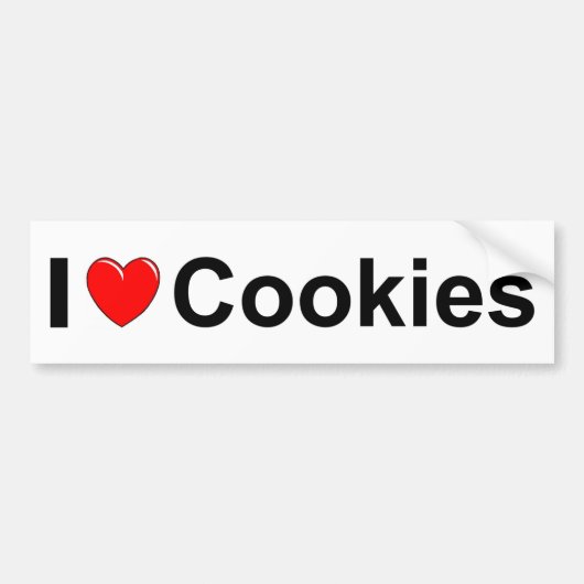 Koekjes Bumpersticker (Voorkant)