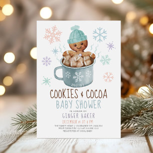Koekjes en Baby shower van coaca Winter Boy Kaart