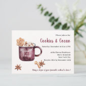 Koekjes en cacao-feestdag (Staand voorkant)