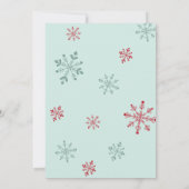 Koekjes en cacao-feestdag kaart (Achterkant)