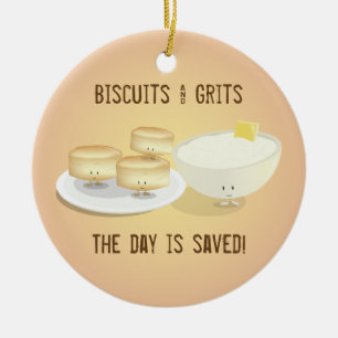 Koekjes en gries Versiering Keramisch Ornament