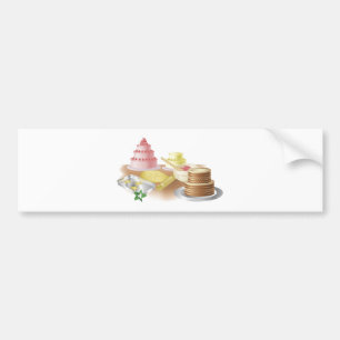 koekjes en koekjes voor bakken bumpersticker