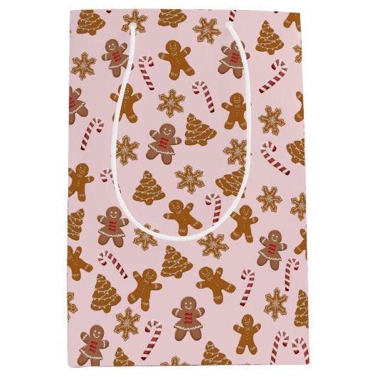 Koekjes en snoepjes medium cadeauzakje (Voorkant)