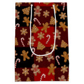 Koekjes en snoepjes op pset medium cadeauzakje (Achterkant)