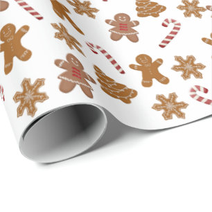 koekjes en snoepjes voor gebak cadeaupapier