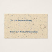 Koekjes hangen Label Visitekaartje (Achterkant)