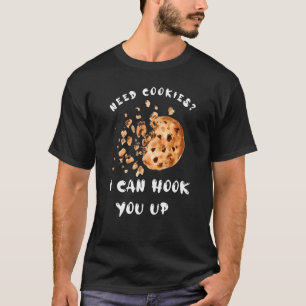Koekjes in bakken Koekjes Koelen Koken Boekbank T-shirt