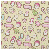 Koekjes Kerst Geel Stof (Swatch)