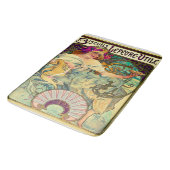 Koekjes Lefevre-Utile van Alphonse Mucha (1896) Badmat (Gekanteld)