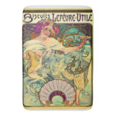 Koekjes Lefevre-Utile van Alphonse Mucha (1896) Badmat (Voorkant Verticaal)