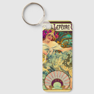 Koekjes Lefevre-Utile van Alphonse Mucha (1896) Sleutelhanger