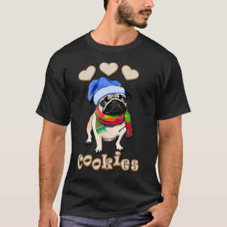 Koekjes liefhebben /Hond houdt van koekjes/ Grappi T-shirt