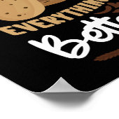 Koekjes maken alles beter met koekjes poster (Hoek)