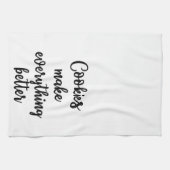 Koekjes maken alles beter theedoek (Horizontaal)