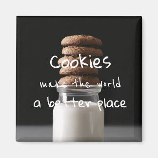 Koekjes maken de wereld een betere plek magneet