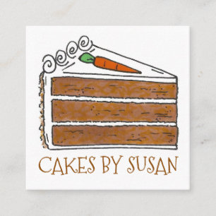 koekjes met rotskaart, decorator, plakkergebak vierkante visitekaartje