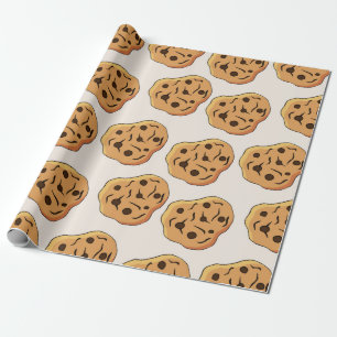 koekjes naadloos patroon. hand-getrokken illus cadeaupapier