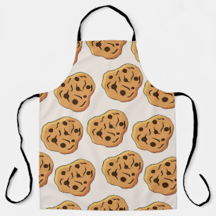  koekjes naadloos patroon. hand getrokken illus schort