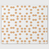 koekjes op wit cadeaupapier (Vlak)