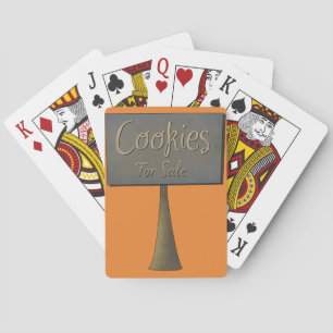 Koekjes voor afspeelkaarten pokerkaarten