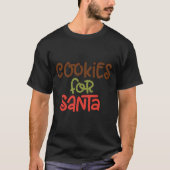 Koekjes voor de Kerstman T-shirt (Voorkant)