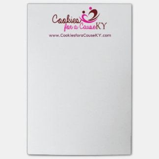Koekjes voor een Oorzaak KY 4 x 6 NotePad Post-it® Notes