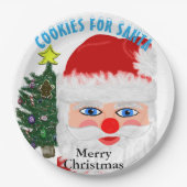 Koekjes voor kerstboom papieren bordje (Voorkant)