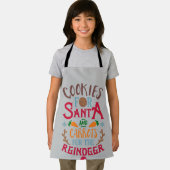 Koekjes voor kerstcadeaukunst schort (Insitu)