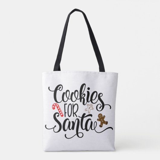 Koekjes voor kerstmis met kerstmis draagtas (Achterkant)