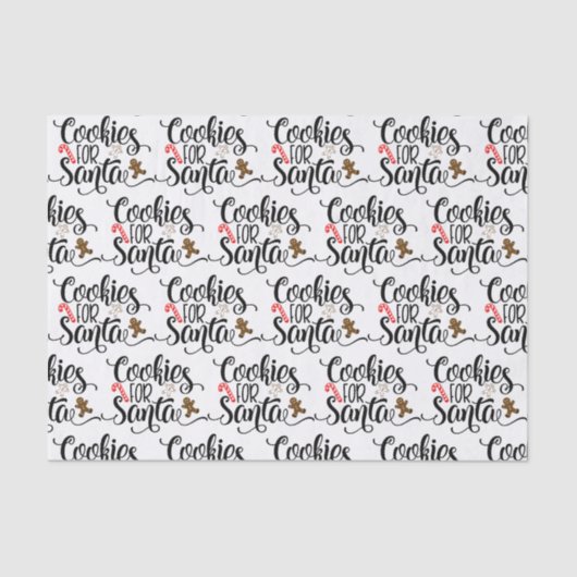 Koekjes voor kerstmis met kerstmis tissuepapier (Voorkant)