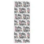 Koekjes voor kerstmis met kerstmis wijn cadeautas (Voorkant)