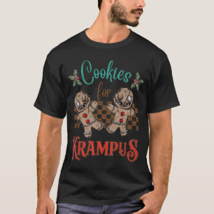Koekjes voor Krampus Griezelige Peperkoekman Horro T-shirt