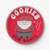 Koekjes voor Santa Bord Red (Voorkant)