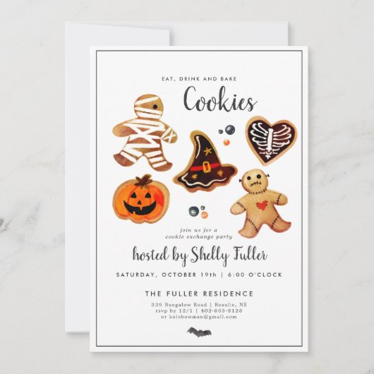 Koekjesbeurs | Halloween Baking Party (Voorkant)