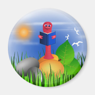 Koekjesboekwereld Kleurrijk Kute Round Magnet Magneet