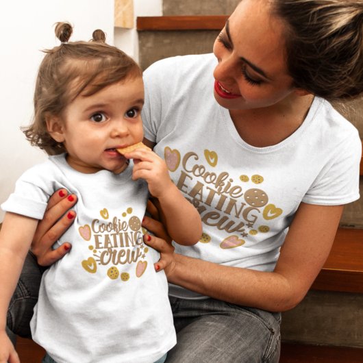 Koekjesbont met kerst kinder shirts