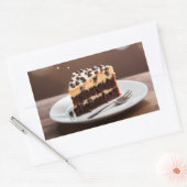 Koekjesdeegcake Rechthoekige Sticker (Envelop)