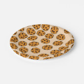 koekjesdruk op roompapier borden papieren bordje (Gekanteld)