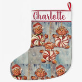 Koekjesfamilie Grote Kerstsok (Achterkant)