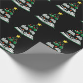 Koekjeskerstboom III Cadeaupapier (Hoek)