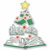 Koekjeskerstboom III Sticker (Voorkant)