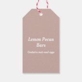 Koekjeskoekjesuitwisseling Allgen Gift Labels Cadeaulabel (Achterkant)