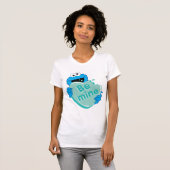 Koekjesmonster "Be Mine" Valentijns Snoep hart T-shirt (Voorkant volledig)