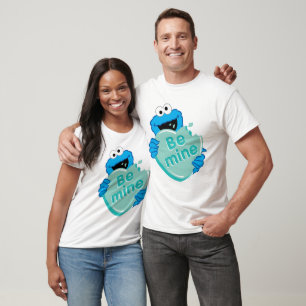 Koekjesmonster "Be Mine" Valentijns Snoep hart T-shirt